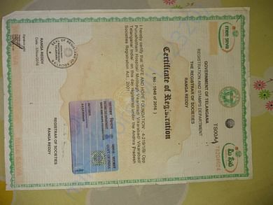 Proof of Registration and Legalization