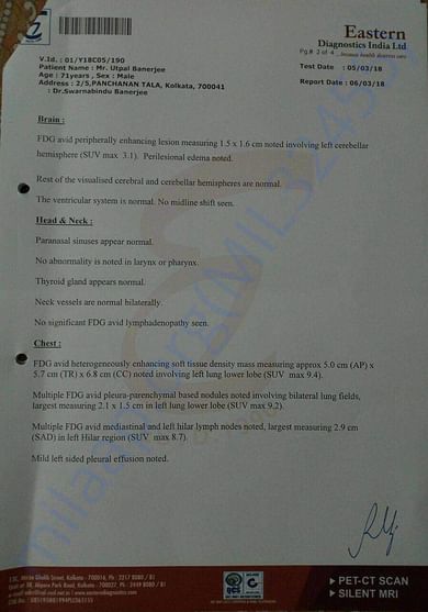 Medical test reports