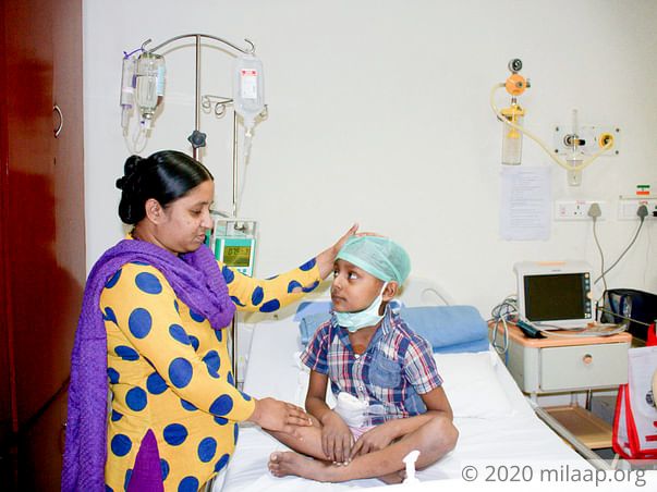 Help 7-year-old Rifat fight a severe form of lymph cancer