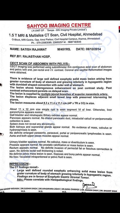 Primary cancer reports.