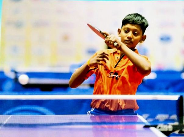 Preyesh suresh raj sports player india no 1 in table tennis