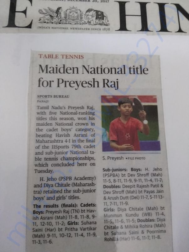 His first national Title