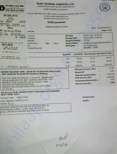 Few Bills so far