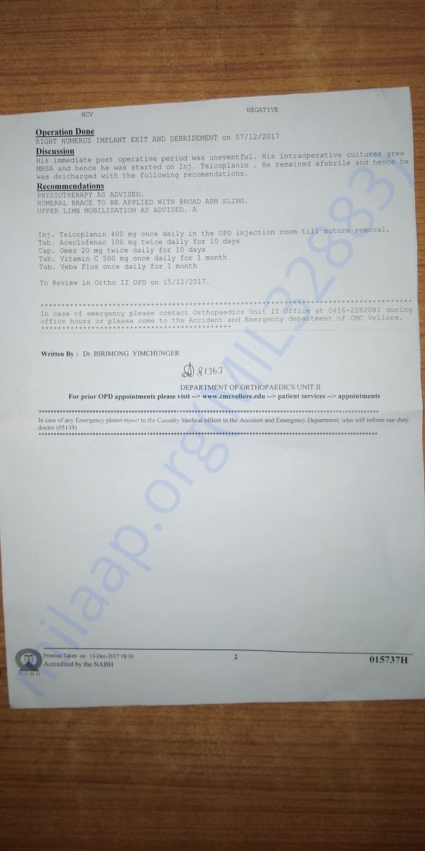 Medical report latter-2