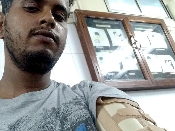 Help govind Kumar Ojha Fight lost of right hand
