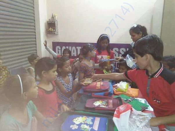Providing gifts to students