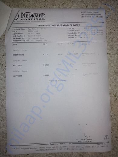 Medical report(s)