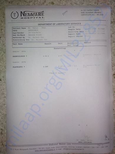 Medical report(s)