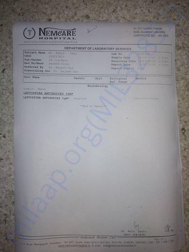 Medical report(s)