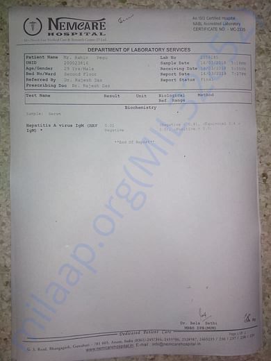Medical report(s)