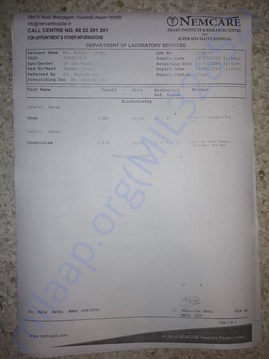 Medical report(s)