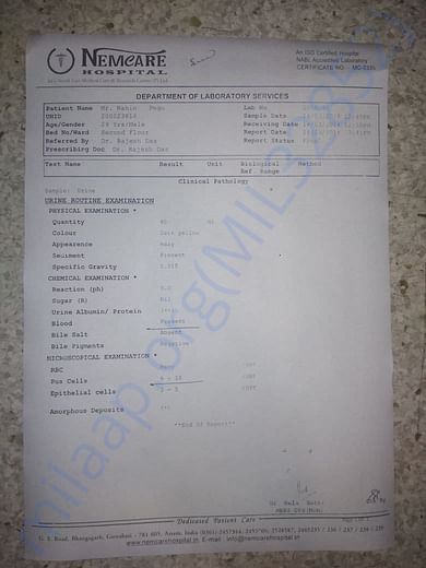 Medical report(s)