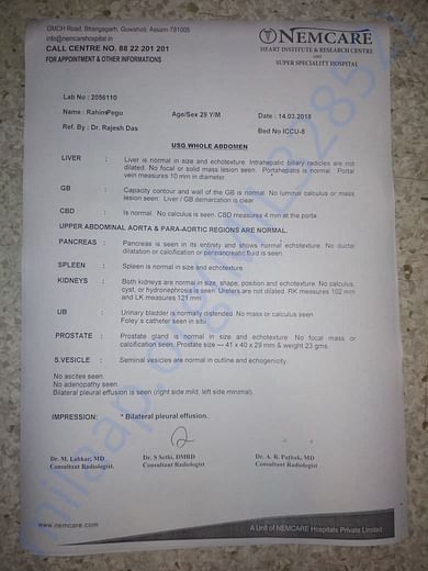 Medical report(s)
