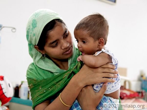 This 4-month-old baby needs chemotherapy to fight cancer