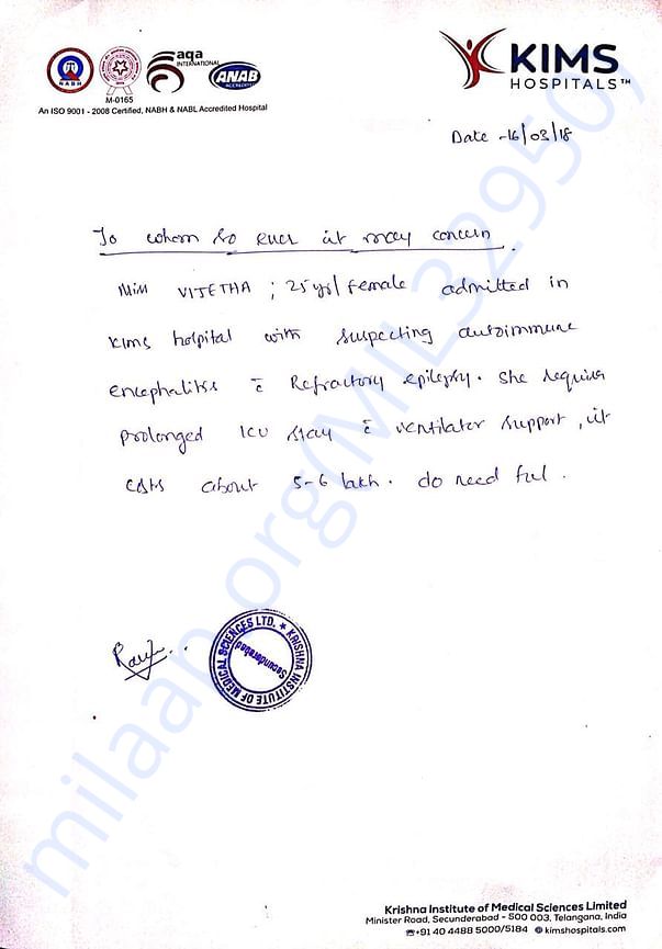 Estimation letter for next 2 weeks