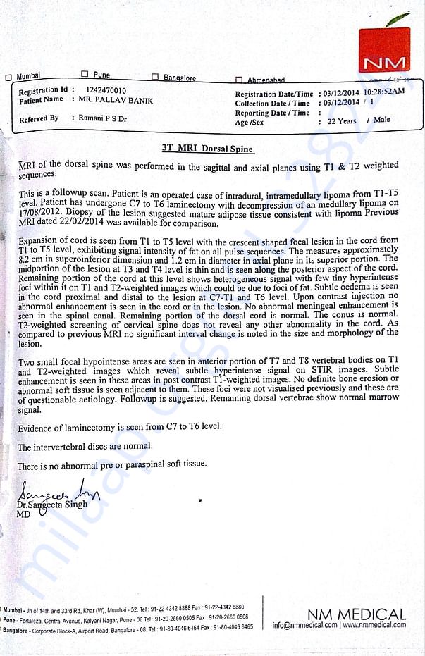 MRI report