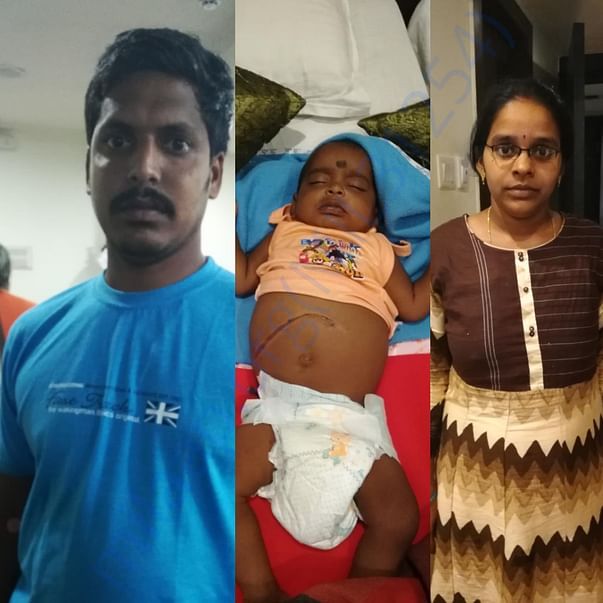 Baby and his parents