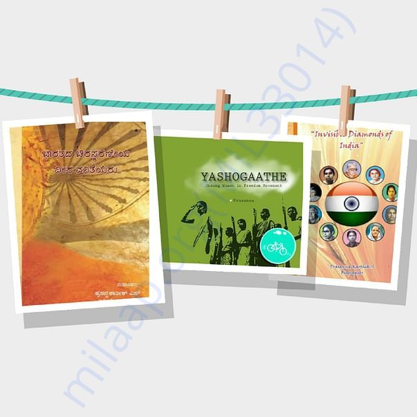 3 books about Unsung women role in Indian Independence written by me.