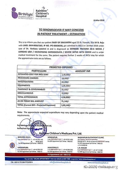 Estimation Letter