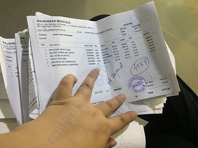 Medicine bill per day