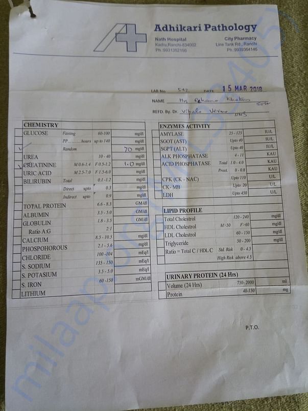 Test report 1