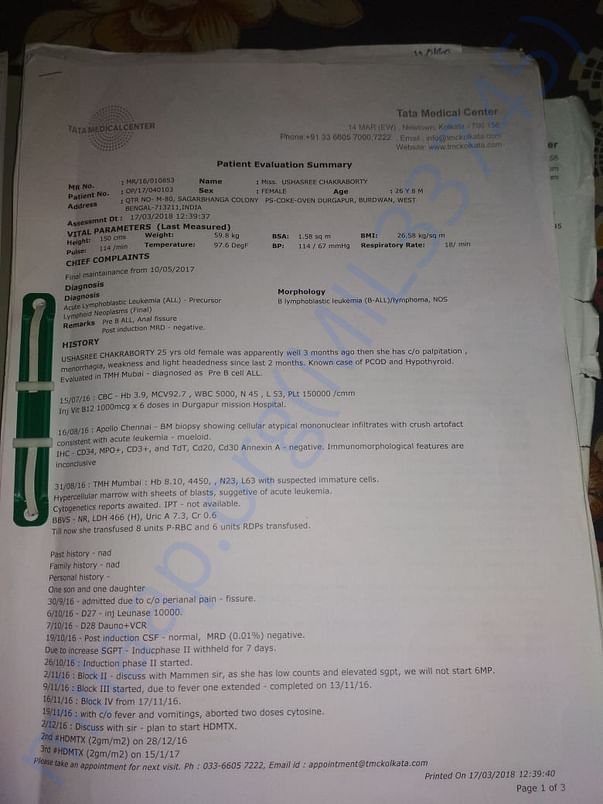 Medical assessment 3