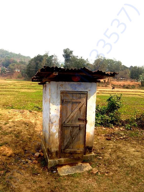 We also will upgrade this existing toilet of this AWC!