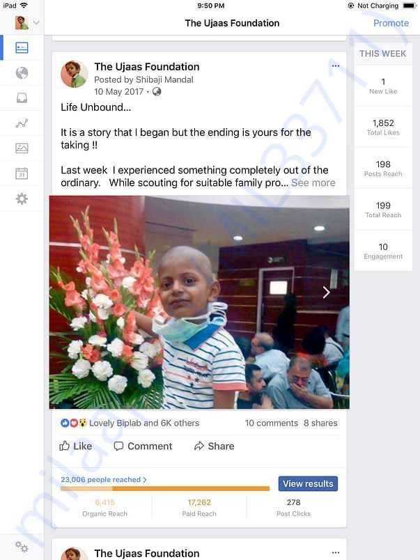 The kid from Nepal funded by 50k from Ujf