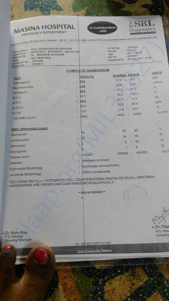 Medical report