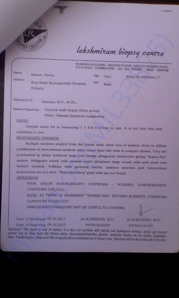 Medical report
