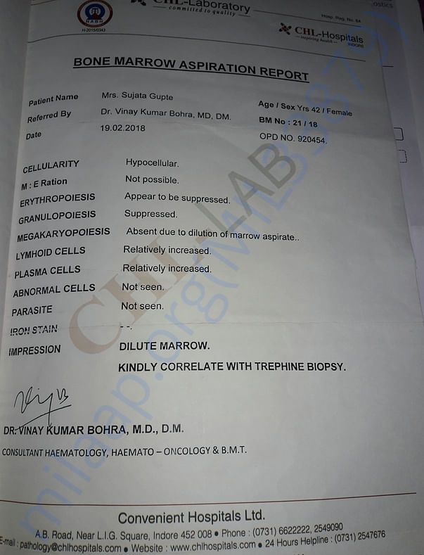 Transplant report