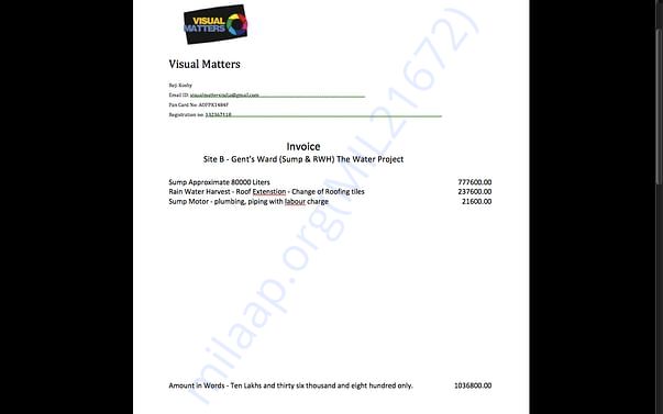 Site 2 Invoice