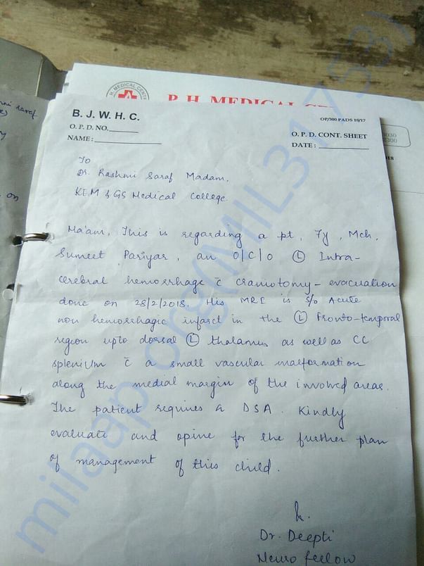 Doctor report 1