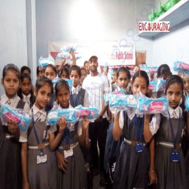 Menstrual hygiene campaign by Encouraging