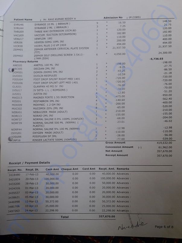Medical Bill
