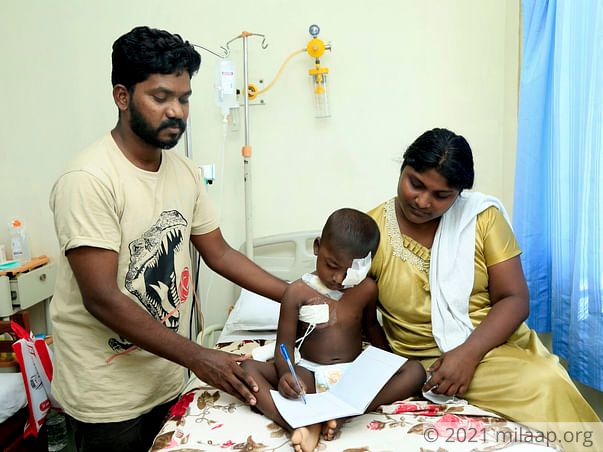Help 3-year-old Joshua fight cancer for the second time