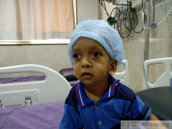 This baby boy will lose his vision without a bone marrow transplant