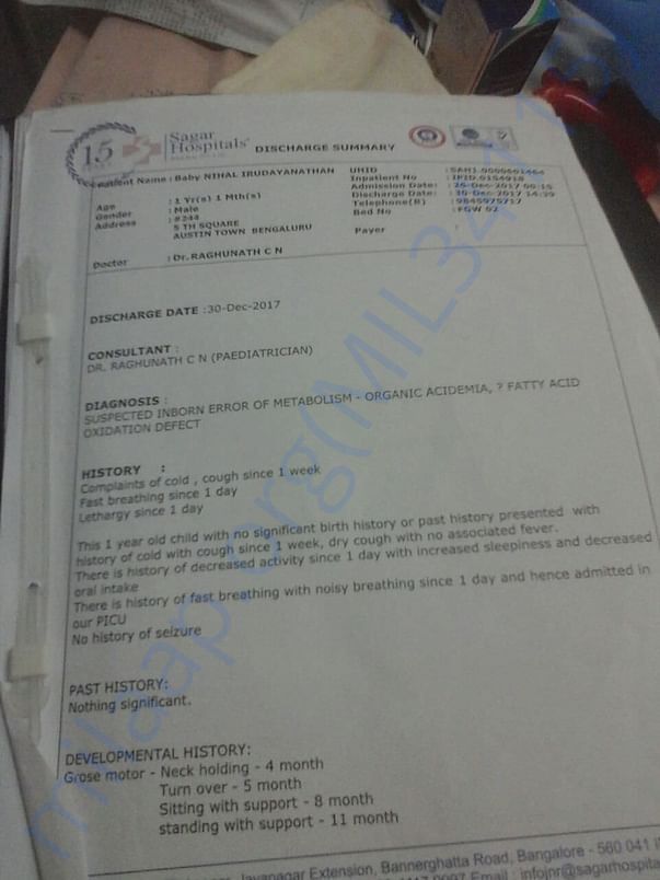 First time diagnosed detail report