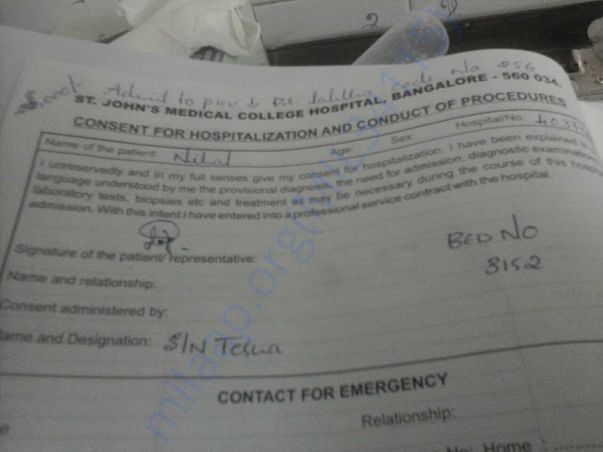 This is recent report at St. John's PICU