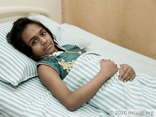 This 8-year-old has to fight a deadly disease to survive