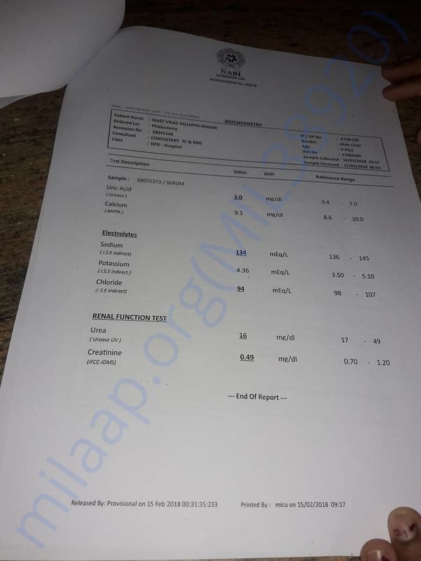 blood test