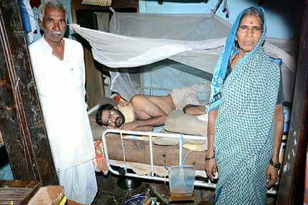 This is his present condition..