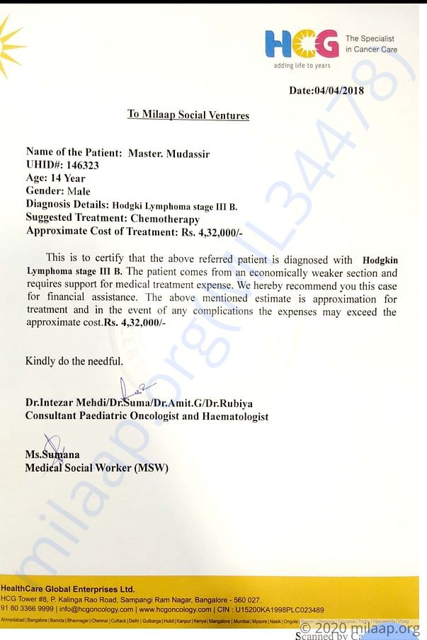 Estimation Letter