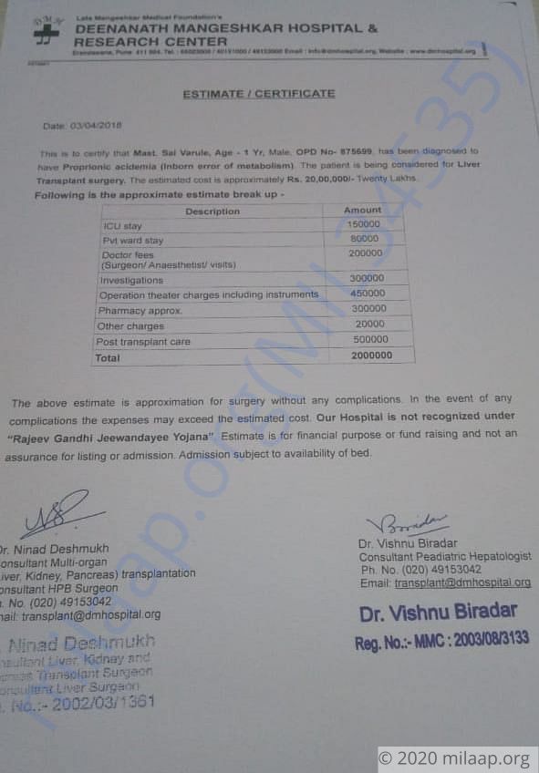 Estimation Letter