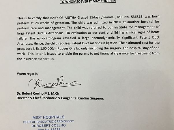 Help My 28 Weeks Born Baby Undergo Heart Operation