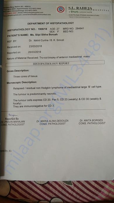 Last Biospy Report