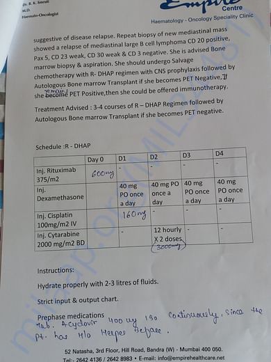 suggest for bone marrow or immunotherapy