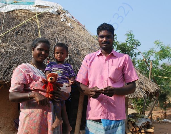 Livlihood support for a Irula Tribe family at Sendrapalayam