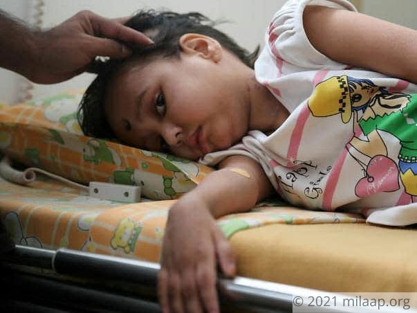 6-year-old Angel is close to beating cancer but needs more treatment