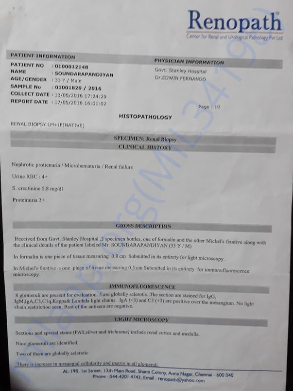 Biopsy Report